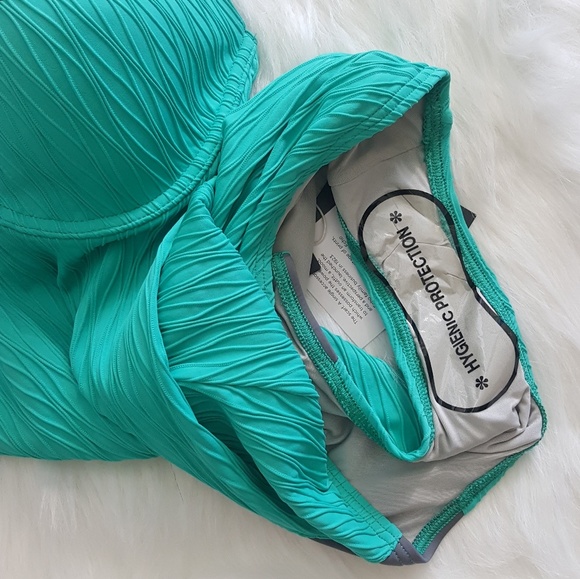 Echo Design Jacquard Underwire One Piece Swimsuit - Picture 7 of 8